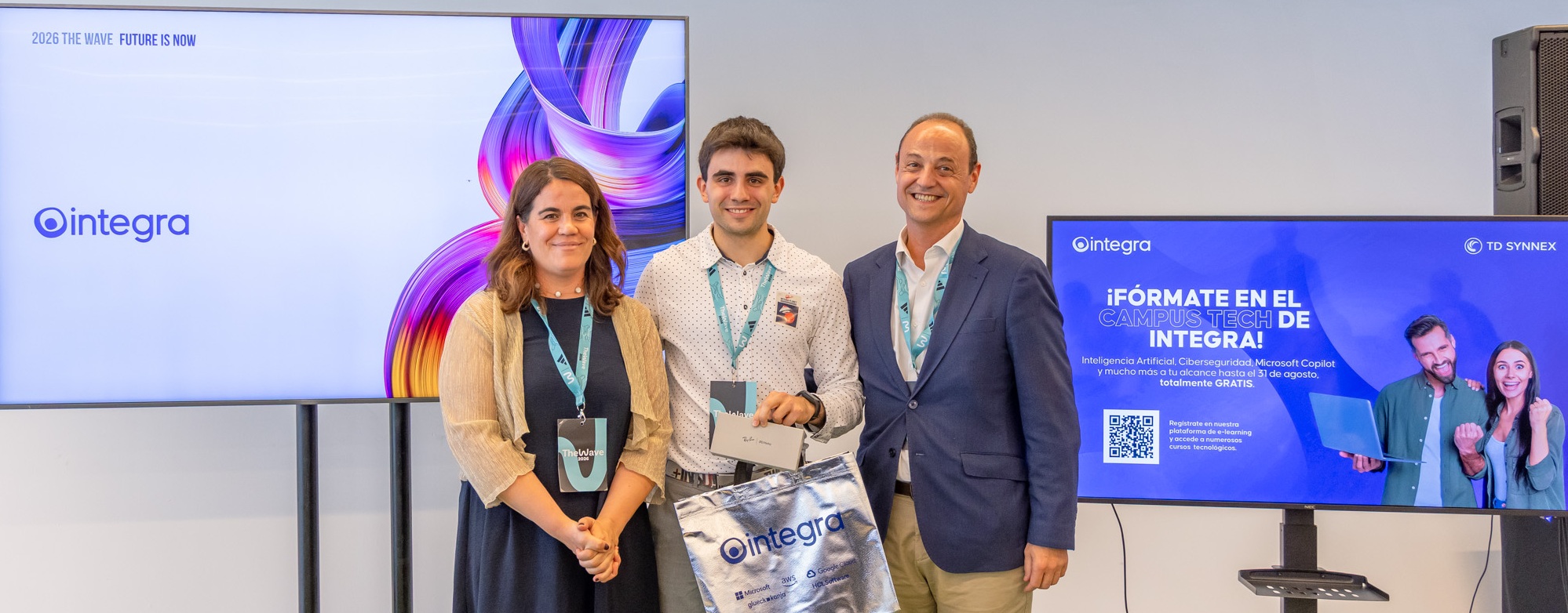 La Cátedra Integra impulsa el talento joven en The Wave 2026 con un reto de innovación en IA